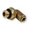 Raccord freinage 90° laiton démontable filetage mâle 16x150 tuyau Ø 8mm